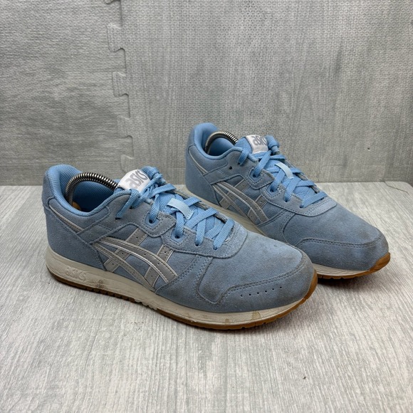 Asics Lyte Classic Sneakers Women's 10.5 Birch Glacier Gray Blue 1202A073 - Picture 4 of 7